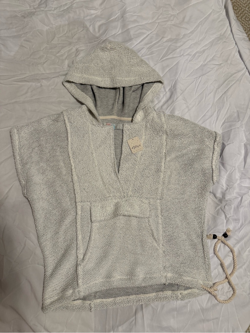 Free people beach terry cloth hoodie - Free People Beach Line